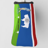 Wyoming vlag golfheadcover (Draai 90)