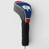 Wyoming vlag golfheadcover (Schuin)
