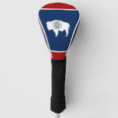 Wyoming vlag golfheadcover (Voorkant)