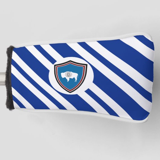 Wyoming vlag golfheadcover (Voorkant)