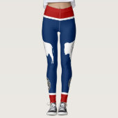 Wyoming vlag leggings (Voorkant)