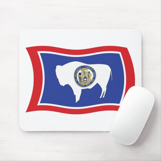 Wyoming Vlag Muismat (Met muis)