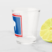 Wyoming vlag shot glas (Rechts)