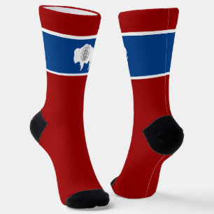 Wyoming vlag sokken