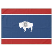 Wyoming vlag tafelkleed (Voorkant (Horizontaal))