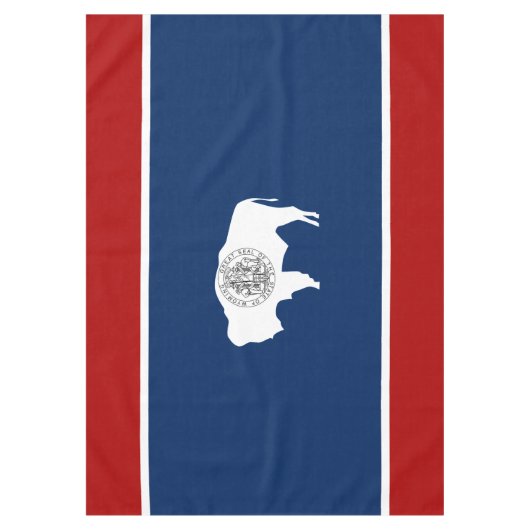 Wyoming vlag tafelkleed (Voorkant)