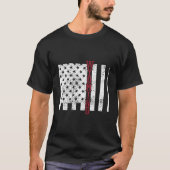 Wyoming Vlag van de Verenigde Staten op 4 juli Ame T-shirt (Voorkant)
