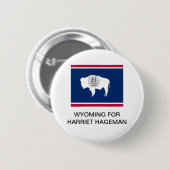WYOMING VOOR HARRIET HAGEMAN BUTTON (Voorkant /achterkant)