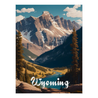 Wyoming VS Reisposter Perfect Poster
