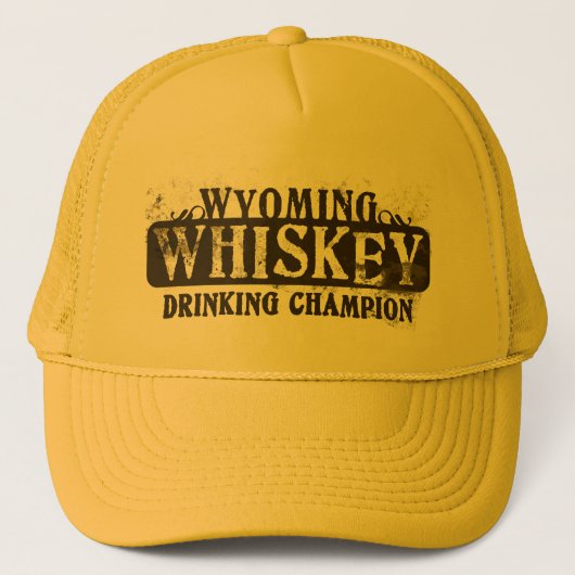 Wyoming Whiskey Drink Champion Trucker Pet (Voorkant)