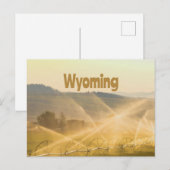 Wyoming Wild West Boerderij Land Ranch Briefkaart (Voorkant / Achterkant)