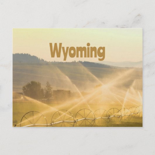 Wyoming Wild West Boerderij Land Ranch Briefkaart (Voorkant)