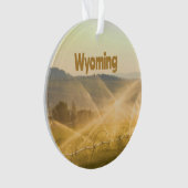 Wyoming Wild West Boerderij Land Ranch Ornament (voorkant)