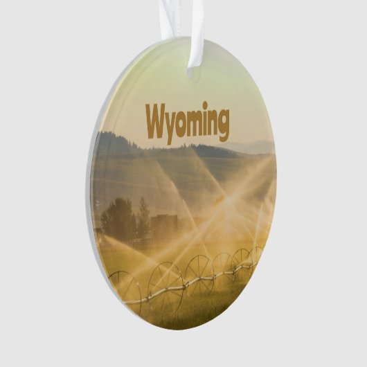 Wyoming Wild West Boerderij Land Ranch Ornament (voorkant)