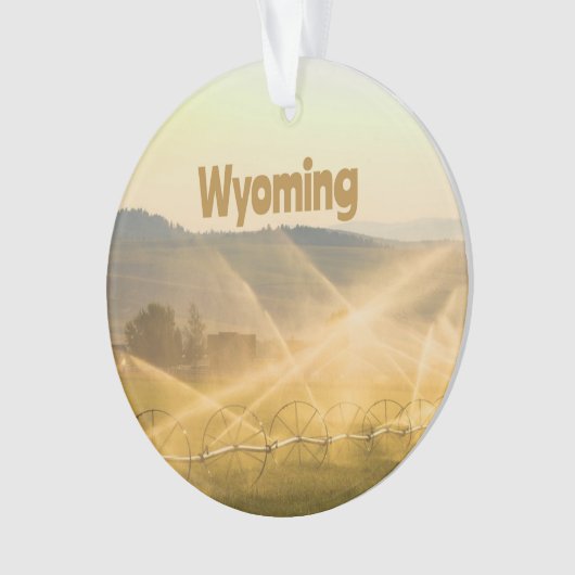 Wyoming Wild West Boerderij Land Ranch Ornament (voorkant)