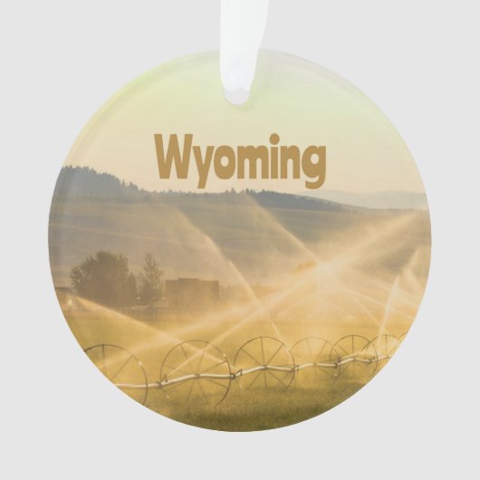 Wyoming Wild West Boerderij Land Ranch Ornament (voorkant)