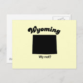 Wyoming - Wy Not Briefkaart (Voorkant / Achterkant)