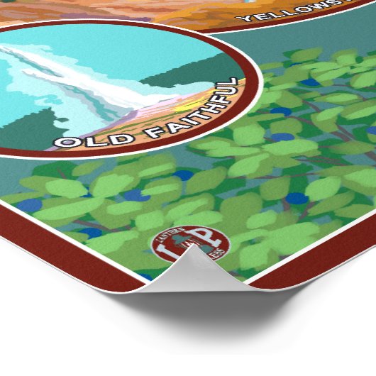 Wyoming Wyoming Collage Poster (Hoek)