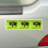 Wyoming Zombie Hunting Permit Bumpersticker (Op auto)