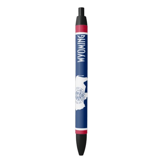 Wyoming Zwarte Inkt Pen (Voorkant Verticaal)