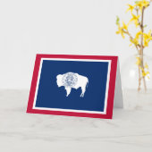 Wyomingite Flag, Flag of Wyoming Kaart (Gele Bloem)