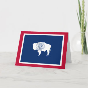 Wyomingite Vlag, Vlag van Wyoming Kaart