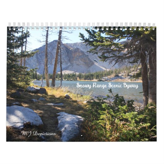 Wyoming's Snowy Range Schilderachtig Byway Calenda Kalender (Hoes)