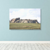 Wyoming's Vedauwoo Canvas (Insitu (Houten vloer))