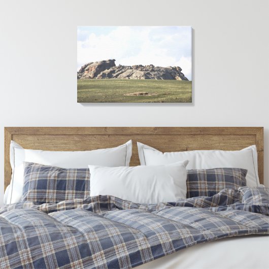 Wyoming's Vedauwoo Canvas (Insitu (Slaapkamer))