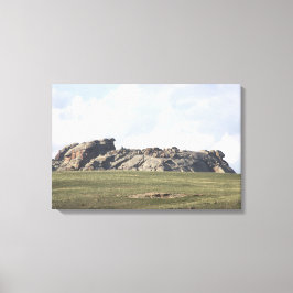 Wyoming's Vedauwoo Canvas Afdruk