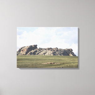 Wyoming's Vedauwoo Canvas Afdruk