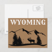    WyomingTravel-Briefkaart Briefkaart (Voorkant / Achterkant)