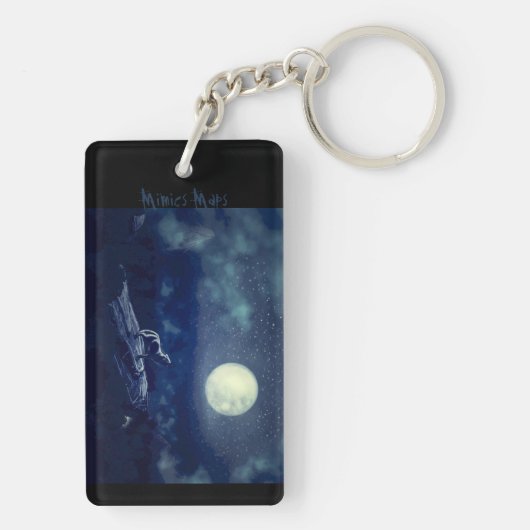 Wyrm en Wold art AcrylSleutelhanger Sleutelhanger (achterkant)