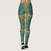 Wyrm & Weave – Keltische slangenknoopwerk Leggings (Achterkant)