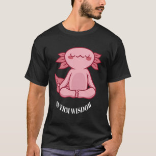 Wyrm Wisdom Schattige Funny Yoga Dragon Design Cad T-shirt