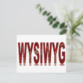 WYSIWYG BRIEFKAART (Staand voorkant)