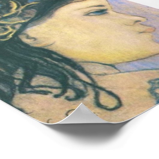 Wyspianski, Helenka - De dochter van de kunstenaar Poster (Hoek)