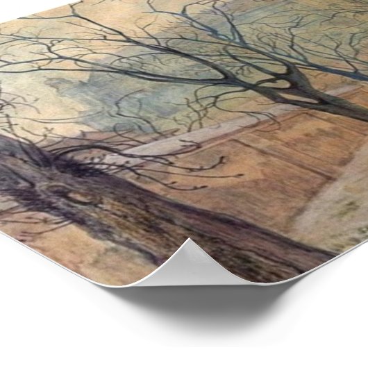 Wyspianski, Planty Park in Dawn, 1894 Poster (Hoek)