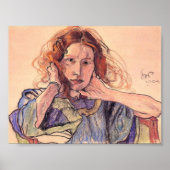 Wyspianski, Portrait of Irena Solska, 1904 Poster (Voorkant)