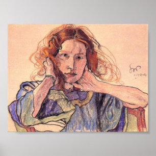 Wyspianski, Portrait of Irena Solska, 1904 Poster