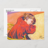 Wyspianski, Slapende Stas, 1904 Briefkaart (Voorkant / Achterkant)