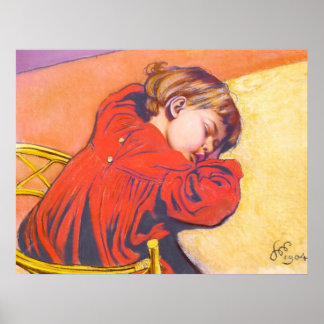 Wyspianski, Slapende Stas, 1904 Poster