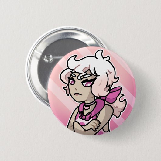 Wysteria Ronde Button 5,7 Cm (Voorkant /achterkant)