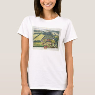 Wytham in het graafschap Berkshire gegraveerd door T-shirt