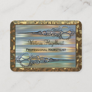 Wythcoiffer Double Scissors Professional Visitekaartje