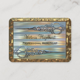 Wythcoiffer Double Scissors Professional Visitekaartje