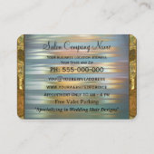 Wythcoiffer Double Scissors Professional Visitekaartje (Achterkant)