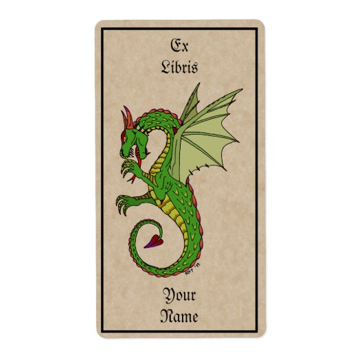 Wyvern Bookplate Etiket (Voorkant)