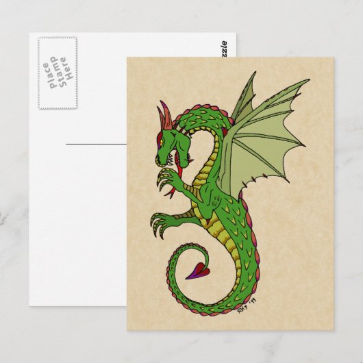 Wyvern Briefkaart (Voorkant / Achterkant)