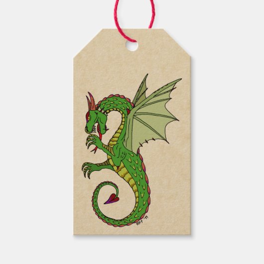 Wyvern Cadeaulabel (Voorkant)